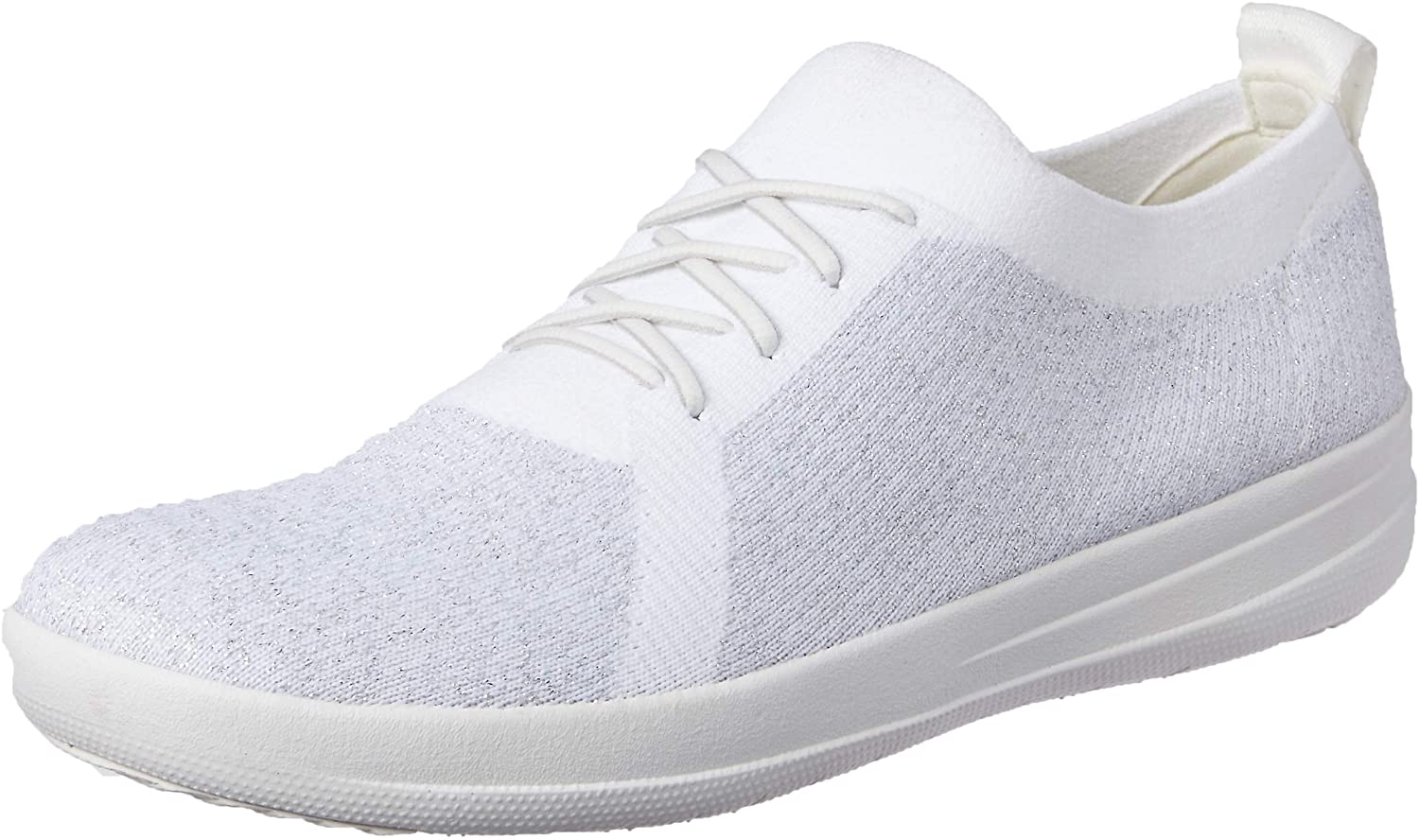 FitFlop F-mode Leather/Suede Flatform Sneakers White – Bstore